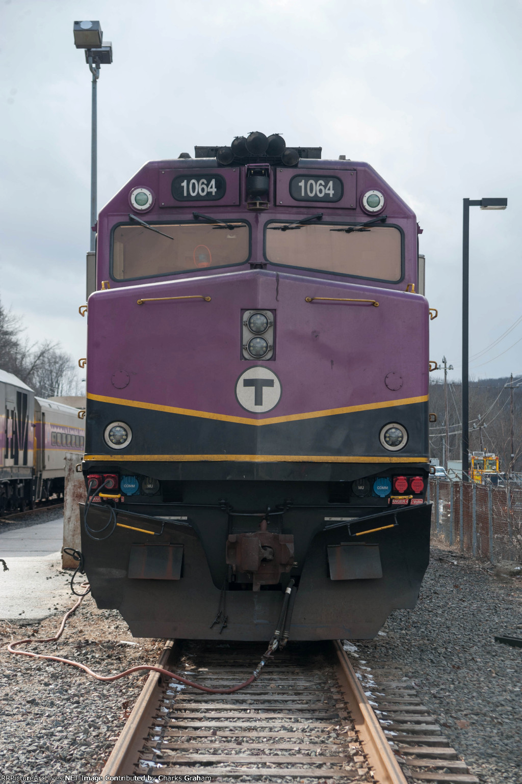 MBTA 1064 head on